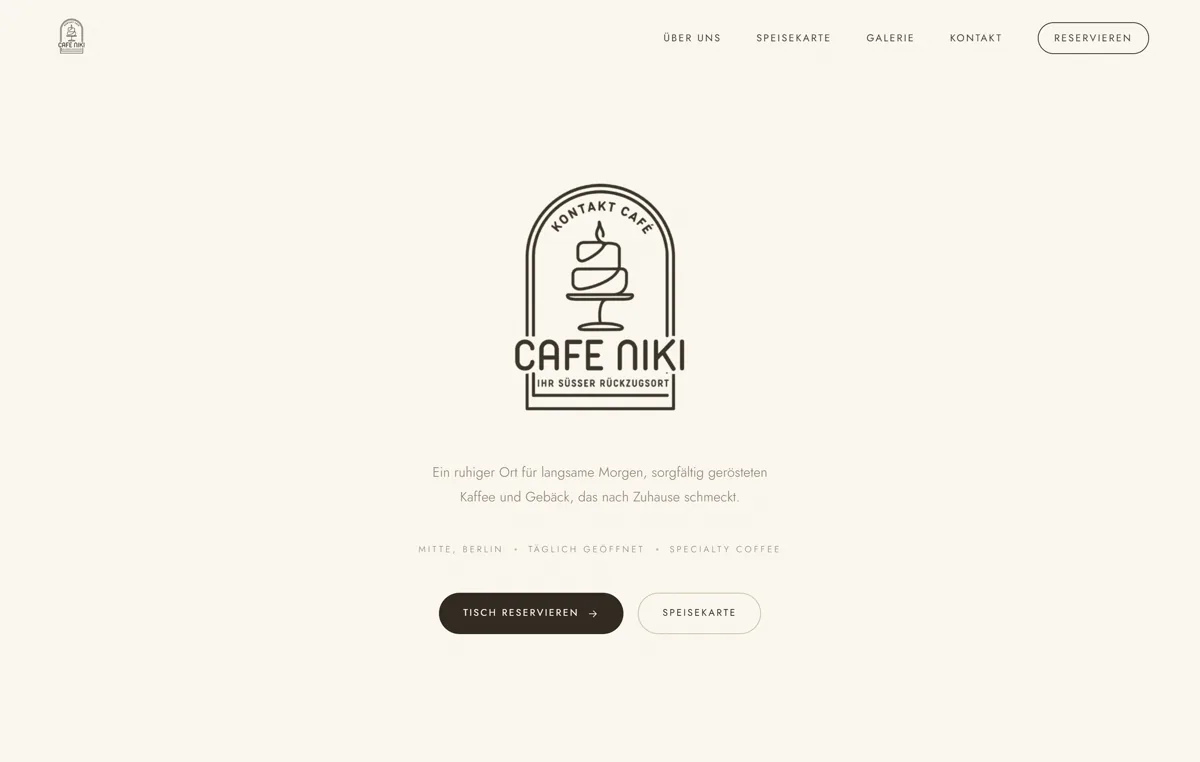 Café Niki Website